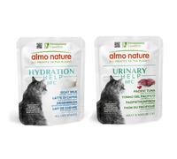6 x 50g Almo Nature Wet Cat Food + 6 x 50g Wet Cat Food - 50% Off! * - Hydration Help Goat's Milk (6 x 50g) + Urinary Help Pacific Tuna with Cranberries (6 x 50g)