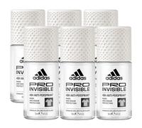 6 x 50ml Adidas 48H Anti-Perspirant Roll On - Pro Invisible