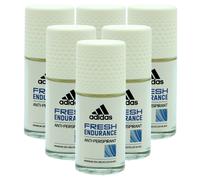6 x 50ml Adidas Anti Perspirant Roll On for Women - Fresh Endurance