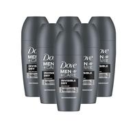 6 x 50ml DOVE MEN+CARE Invisible Dry ROLL ON ANTI-PERSPIRANT