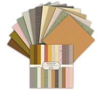 6 x 6 Boho Scrapbook Paper Vintage Flower Patterned Papers Pad,24 Sheets Double-Sided Floral Scrapbooking CardStock Paper Pad for Holiday Cardmaking DIY Origami Papers