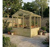 6 x 6 Evesham Wooden Greenhouse