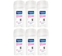 6 x 65ml Sanex Dermo Invisible 24H Deodorant Stick (0% Parabens & Alcohol)