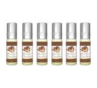 6 x 6ml Choco Musk Perfume Oil for Women 6ml | Chocolate, Vanilla, Cinnamon, Woody, Choco, Arabian Fragrance | Women Perfume Oil Parfum Dubai UAE | Novaease Perfumes (Flat Packed, 6 Pieces)