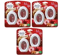 6 x 7.5ml Febreze Bathroom Air Freshener - Spiced Apple