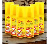 6 x 70ml Xpel Kids Mosquito & Insect Repellent Pump Spray Deet Free(Total 420ml)