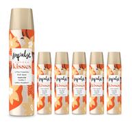 6 x 75ml Impulse VANILLA KISSES Body Deodorant Spray