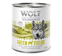 6 x 800g Wolf of Wilderness Wet Dog Food - 10% Off! * - Adult Single Protein Green Fields - Lamb (6 x 800g)