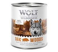 Wolf of Wilderness Adult Multibuy 24 x 800g - Oak Woods - Wild Boar