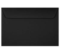 6 x 9 Booklet Envelopes - Midnight Black (50 Qty) | Perfect for mailing Documents, Catalogs, Direct Mail, Promotional Material, Brochures and More| F-4220-B-50