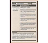 6 x 9 Cornell Notes Notebook: With Numbered Pages, and Index | Organizing Class Lecture Note Taking System for Students | College Ruled Medium Lined