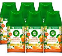 6 x Air Wick Freshmatic Automatic Spray Refill 250ml - Orange Flower