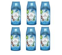 6 x Air Wick Freshmatic Max Automatic Spray Refill 250ml - Turquoise Oasis