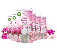 6 x Air Wick Pink Sweet Pea 19ml Airwick Reed Diffuser Refill