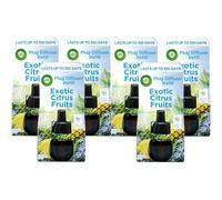 6 x Air Wick Plug in Oil Refills - Exotic Citrus Fruits