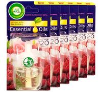 6 X AIR WICK PLUG IN OIL REFILLS - MYSTICAL GARDEN