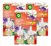 6 x Air Wick Plug in Oil Refills - Sparkling Peach & Apricot