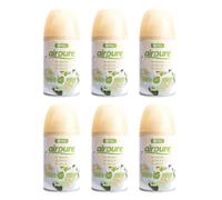 6 x Airpure Freshmatic Max Auto Spray Refills 250ml (Jasmine Essence (Airpure 6x250ml))