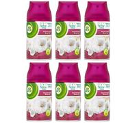 6 x Airwick Freshmatic Max Auto Spray Refills 250ml (Smooth Satin Lilly (Airwick 6x250ml))
