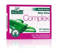 6 X Aloe Pura Organic AloeVera Gentle Action Complex Earlie Colon Cleanse 30 Tablets