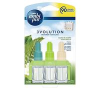 6 x Ambi Pur 3volution Refill set "morning dew" for air freshener, 20 ml