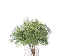 6 x Artificial Plant Wormwood Artificial Simulated Plants Decoration 44 cm Fake Artemisia for Holiday Dining Table Decoration Christmas Wedding Bouquet Home Decoration Flower Arrangement,Dark Green