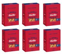 6 x Barilla Mezzi Rigatoni al Bronzo Bronze Drawn Pasta 400 g Raw Processing Method