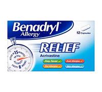 6 X BENADRYL ALLERGY RELIEF 12'S 12'S | 6 PACK BUNDLE**G