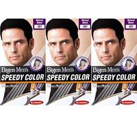 6 x Bigen Men's Speedy Colour | Easy & Speedy Application | No Ammonia | with Applicator Comb - 102 Brown Black