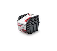 (6 x bins size 4L BLACK) WALL MOUNT STORAGE BOARD ORGANIER BOXES GARAGE DIY BIN PANEL RACK BUILD YOUR OWN