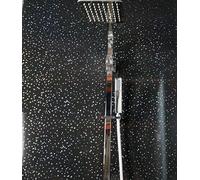 6 x Black Sparkle Ceiling Panels 5mm x 250mm x 2700mm Easy to Install Waterproof Bathroom Wall Panels