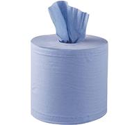 6 x Blue Rolls 150m 2 ply Centrefeed Hand Towels for Kitchen Home and Industry