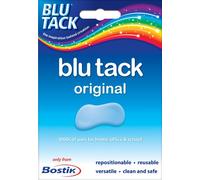 6 x Bostik Blu-tack Original Mastic Putty Adhesive Non-Toxic Blue 60g Ref 801103