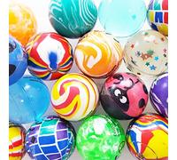 6 x Bouncy Ball Spring Ball 45 mm dops Ball Mix Party