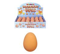 6 x Bouncy Eggs Rubber Balls - Fake Eggs