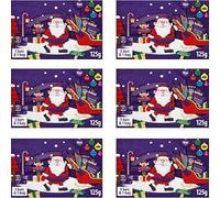 6 x Cadburry Christmas Festive Chocolate Selection Medium Box 125g | Cadbury Christmas Chocolate Selection Box Medium 125g - Festive Chocolate Gift Box, Christmas Treat & Stocking Filler