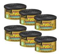 6 x California Scents Car Scents Golden State Delight Air Freshener Fragrance