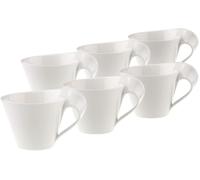 Cappuccino Tea Coffee Mugs x 6 - Villeroy & Boch 400ml Cups