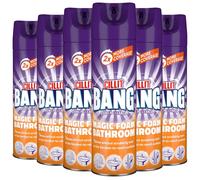 6 x Cillit Bang Active Foam Bathroom Surface Soapscum & Shower Cleaner 600ml