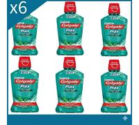 6 x COLGATE PLAX SOFT MINT ALCOHOL FREE MOUTHWASH BOTTLE MOUTH WASH 250ML NEW