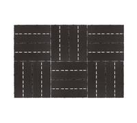mysmartbuy 6 x Composite Interlocking Patio & Deck Tiles - All Weather Wood-Effect Garden Paving - Each Measure 29.5 x 29.5 x 2cm | Size: 6 Pack mysmartbuy Dark Grey 6 Pack