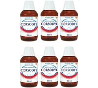 6 x Corsodyl Alcohol Free Antibacterial Mouthwash - 300ml
