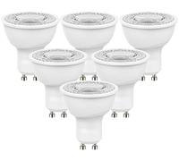 6 x DECK INN LED GU10 3.5W=35W Halogen Reflector GU10 Spot Light Bulbs, Non Dimmable Warm White 2700K 250lm,Mains 240V, 36° Beam Angle.