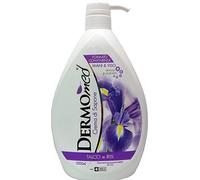6 x DERMOMED Hand & Face Soap Cream Talco&Iris Dispens.1000Ml