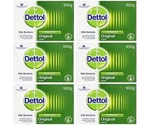 6 x Dettol Orginal Soap Twin Pack 2 x 100g