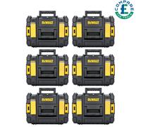 6 x DeWalt DWST1-70703 T-Stak II Drill Carrying Case Toolbox Tstak No Foam Inlay