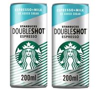 6 x DoubleShot Espresso No Added Sugar Iced Coffee Drink 200ml Delicious Tasty And Twisty Treat Gift Hamper, For Christmas,Birthday,Easter Gift