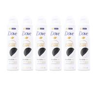 6 x DOVE INVISIBLE DRY ANTIPERSPIRANT DEODORANT SPRAY ADVANCE CARE 72hr 250ml