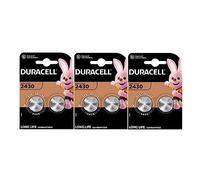 6 x Duracell CR 2430 (3 Blister Packs of 2 Batteries) 6 Batteries (CR2430)