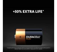 6 X DURACELL D SIZE PLUS POWER ALKALINE BATTERIES LR20 MN1300 - EXPIRY 2029